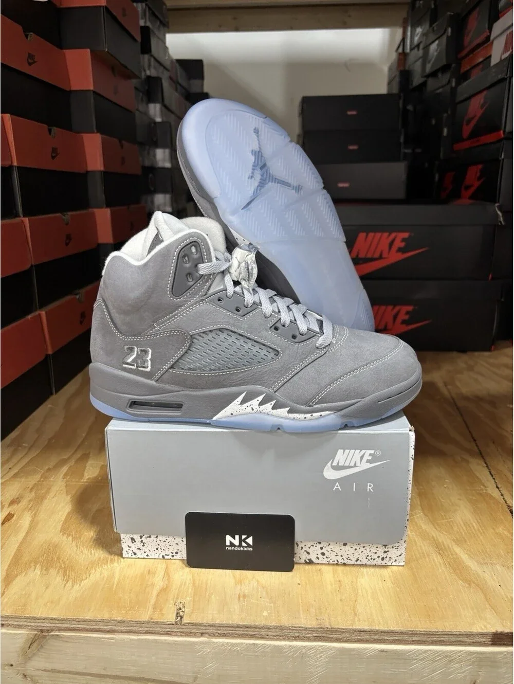 Air Jordan Retro 5 “Wolf Grey” (2026) DD0587-002 MEN SIZE 12M